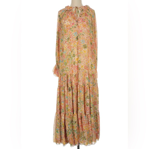 RARE! Free People Feeling Groovy Maxi Dress - Picture 4 of 8